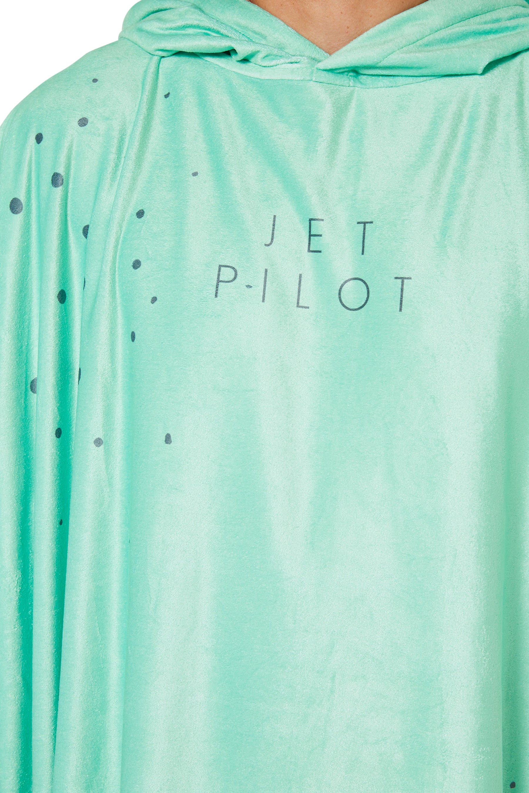 Jetpilot Youth Hoodie Towel - Mint