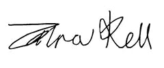 Zahra Kell Signature