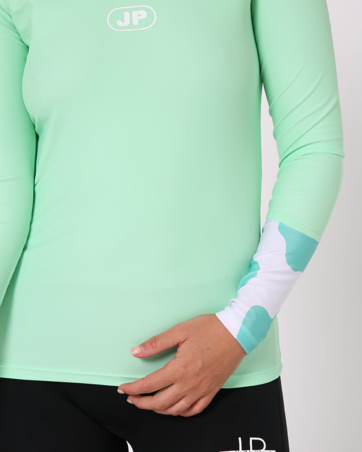 Jetpilot Zahra Ls Ladies Rashie - Mint