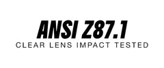 ANSI Z87.1, Clear Lens Impact Tested