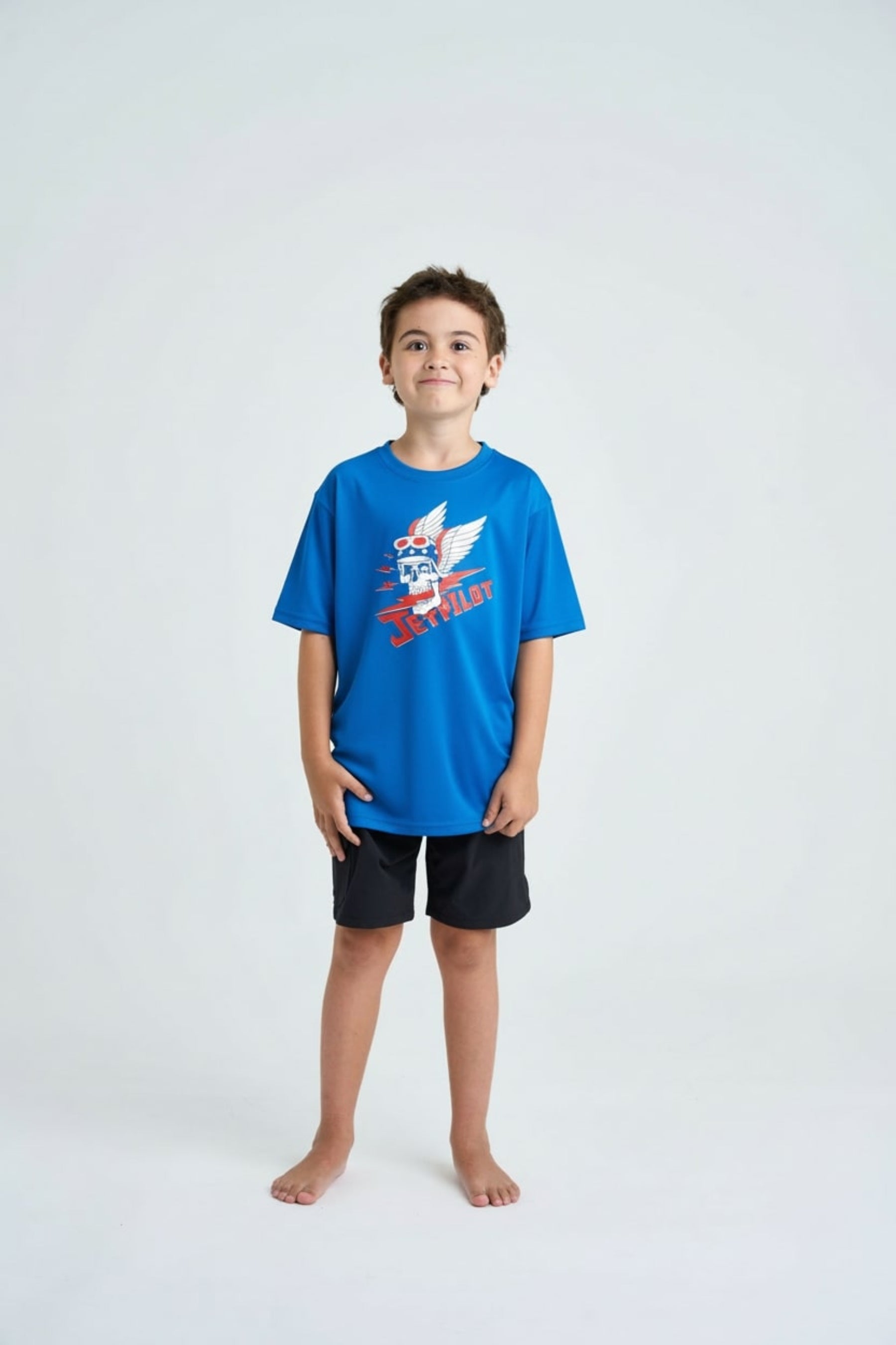 Jetpilot High Flyer Kids Tee - Blue — view 16 (3)