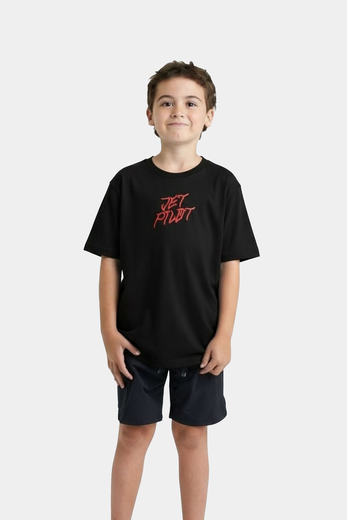 Jetpilot Snakebite Kids Tee - Black