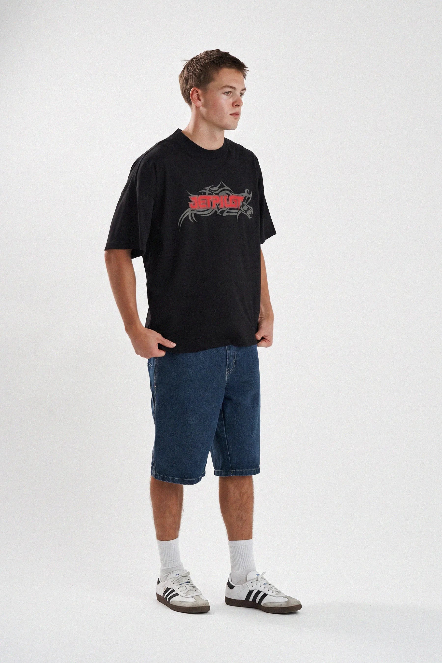 Jetpilot Boarder Mens Tee - Black