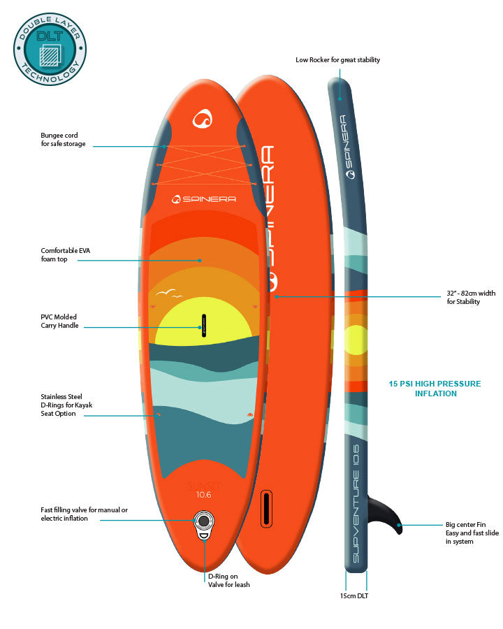 Spinera Supventure Sunset 10'6'' SUP