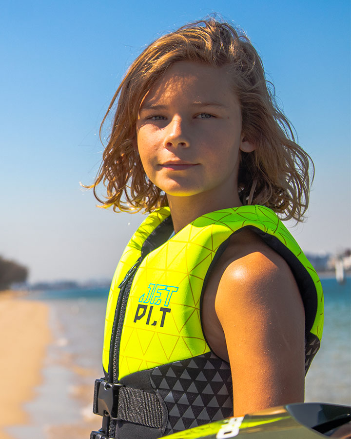 Jetpilot The Cause F/E Youth Neo Life Jacket - Yellow - L50 2
