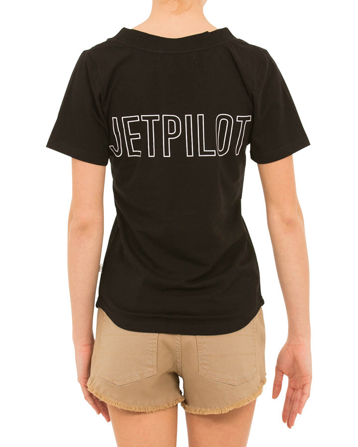 Jetpilot Got Moves Ladies Tee - Black