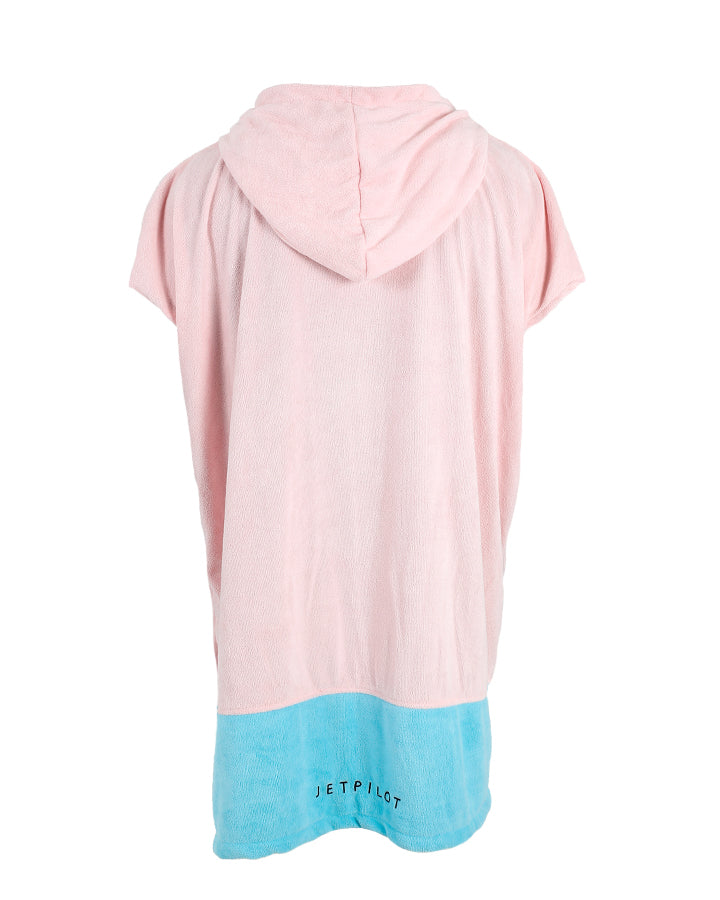 Jetpilot Ladies Flight Hooded Towel - Pink/Blue
