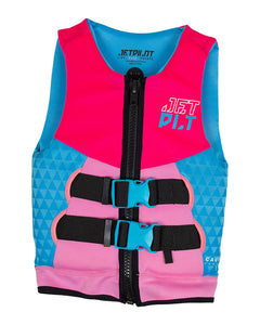 Jetpilot The Cause F/E Youth Neo Life Jacket - Pink - L50S
