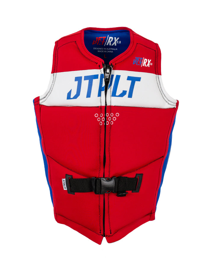 Jetpilot Rx Mens Neo Life Jacket - Red/White/Blue