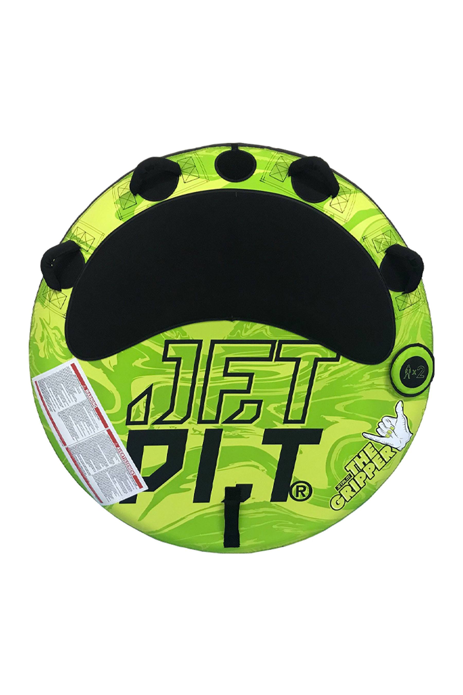 Jetpilot Gripper 2 Round Towable - Green/Yellow