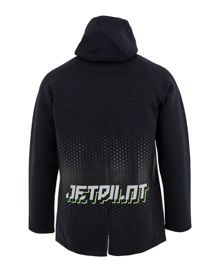 Jetpilot Flight Mens Hooded Tour Coat - Black