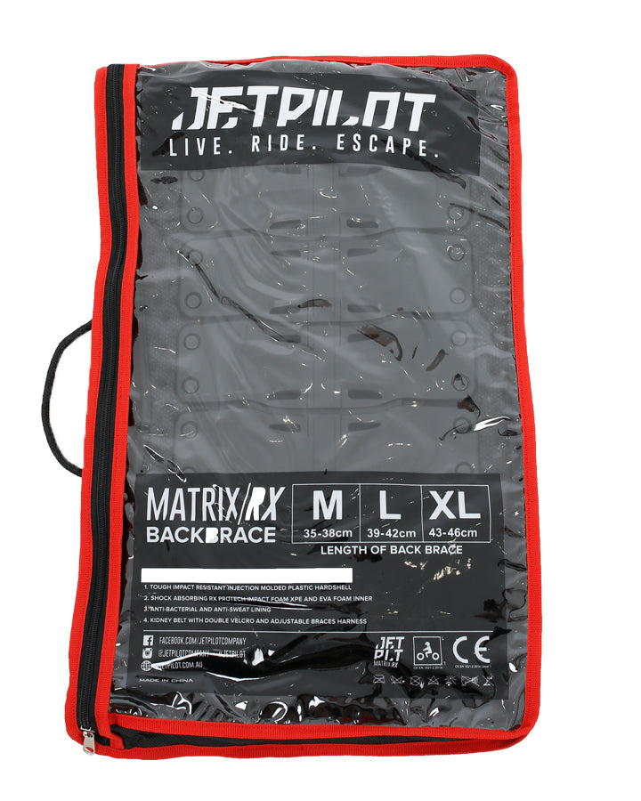 Jetpilot RX Protech Back Brace - Black