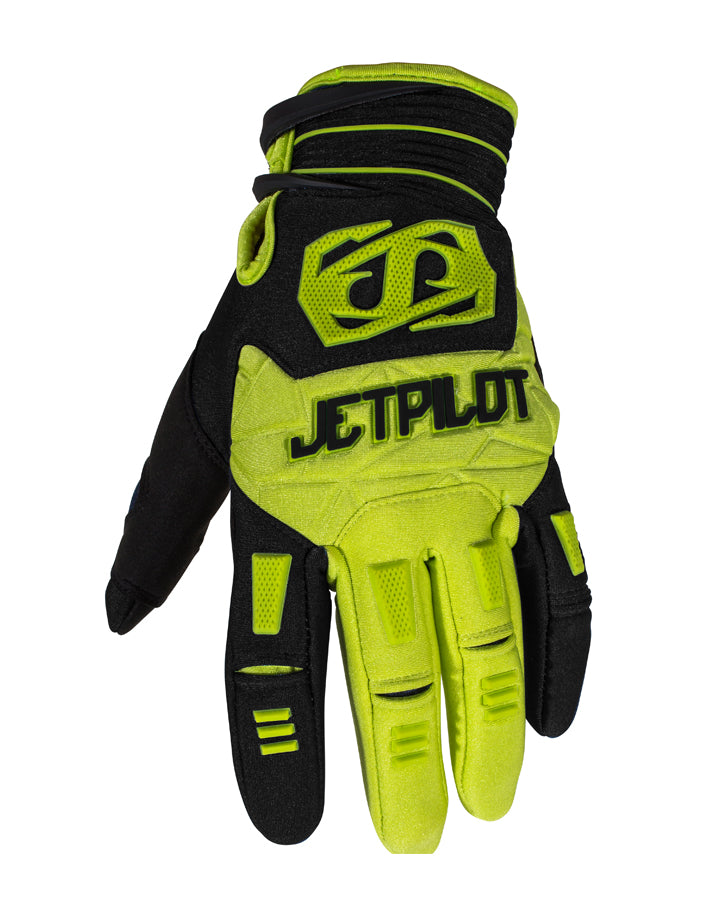 Jetpilot Matrix Race Gloves - Black/Lime
