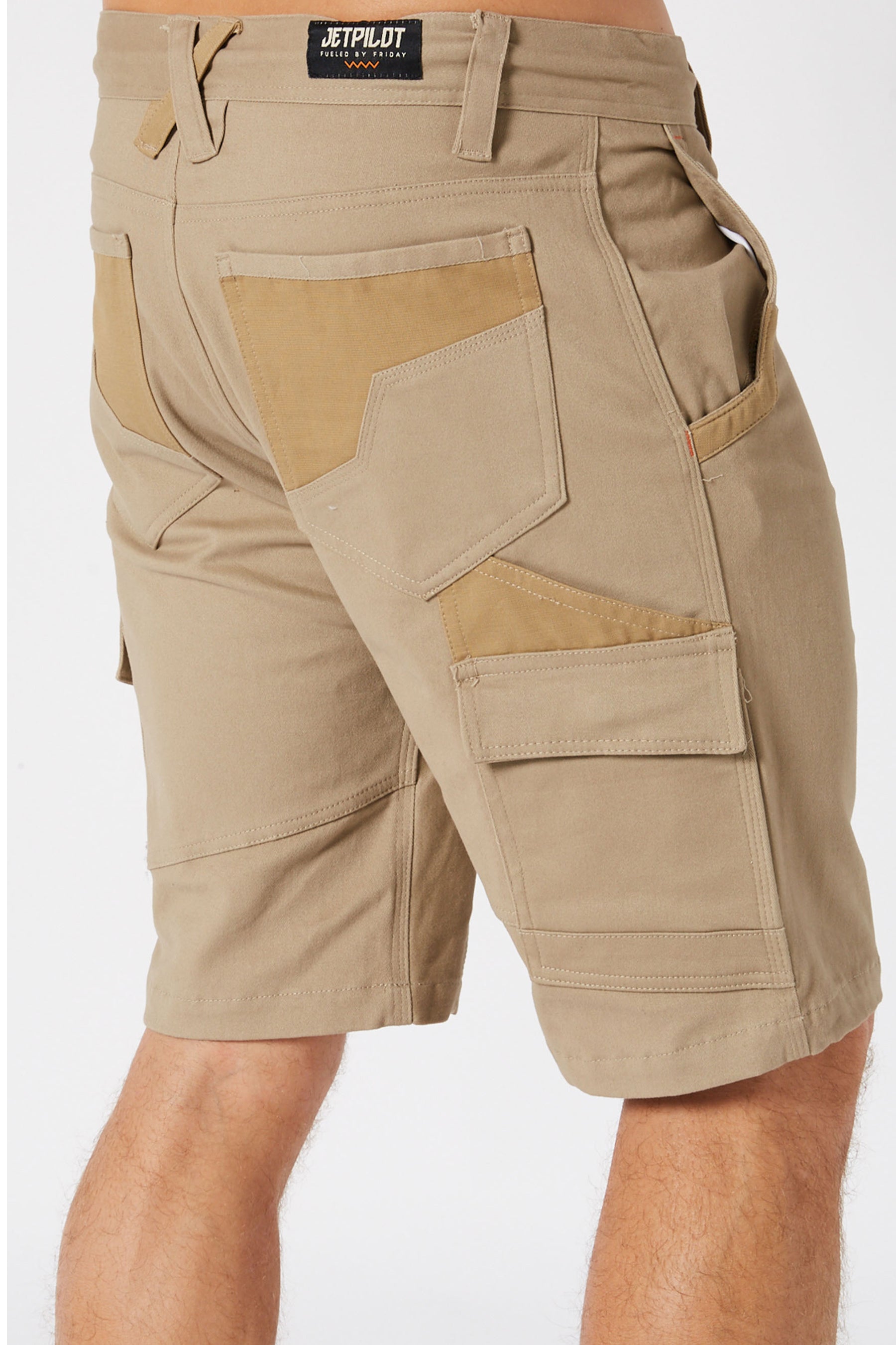 JP Fueled Utility Short Khaki