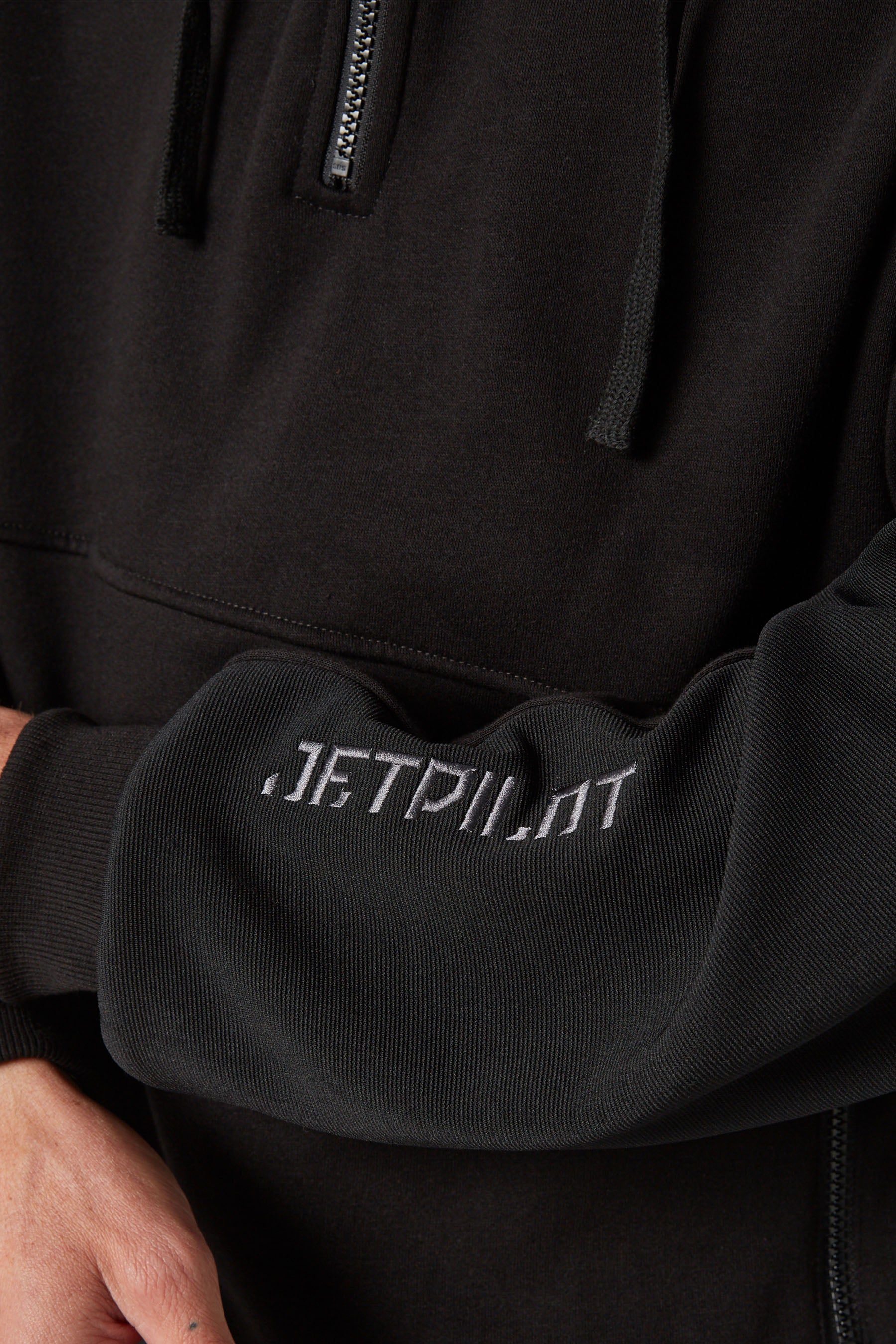 Jetpilot Leveled Mens 2.0 Pullover Hoodie - Black