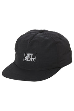 Jetpilot Corp Mens Snapback Cap - Black