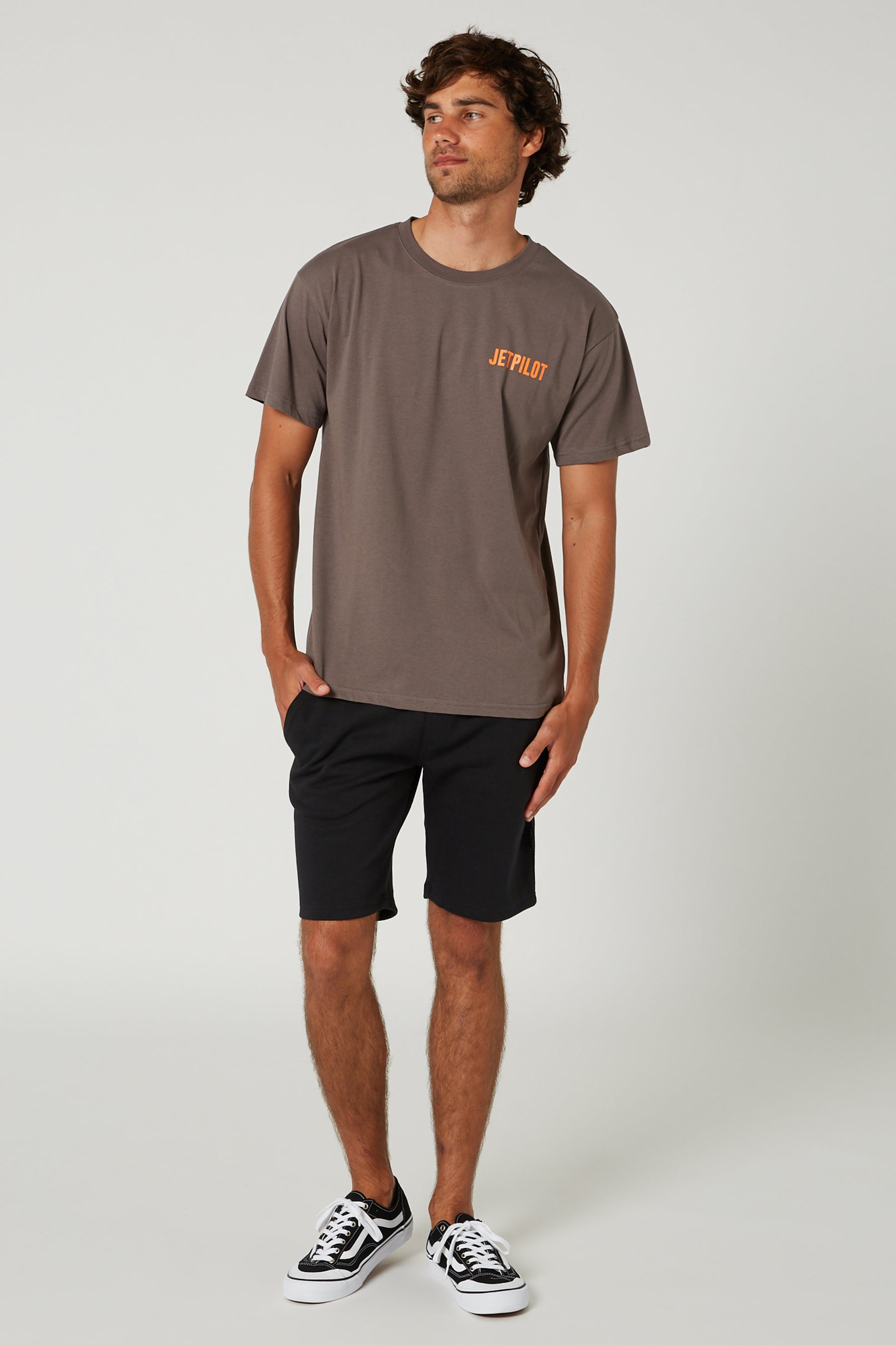 Jetpilot Esky S/S Mens Tee - Coal