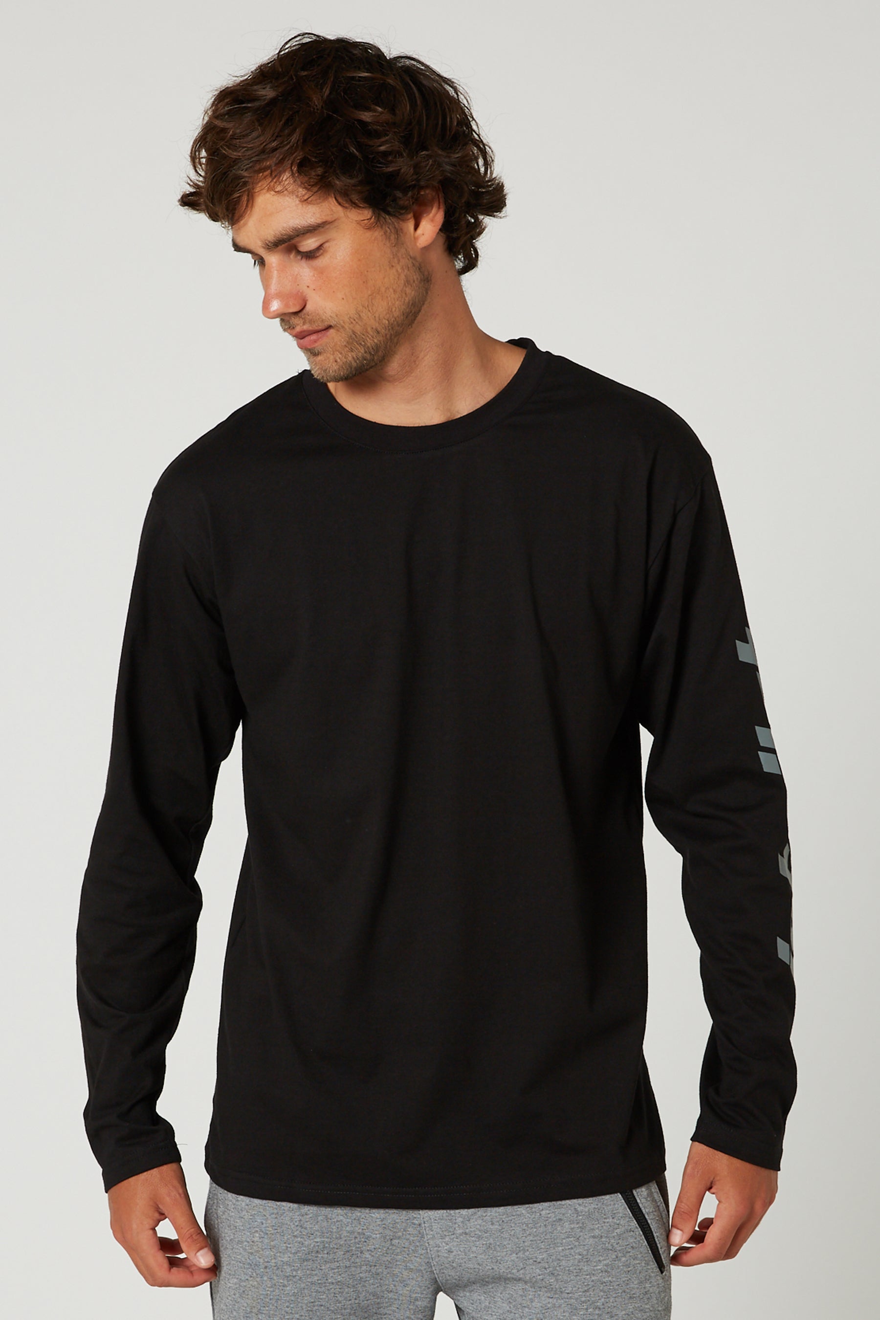 Jetpilot Techtonic L/S Mens T-Shirt - Black