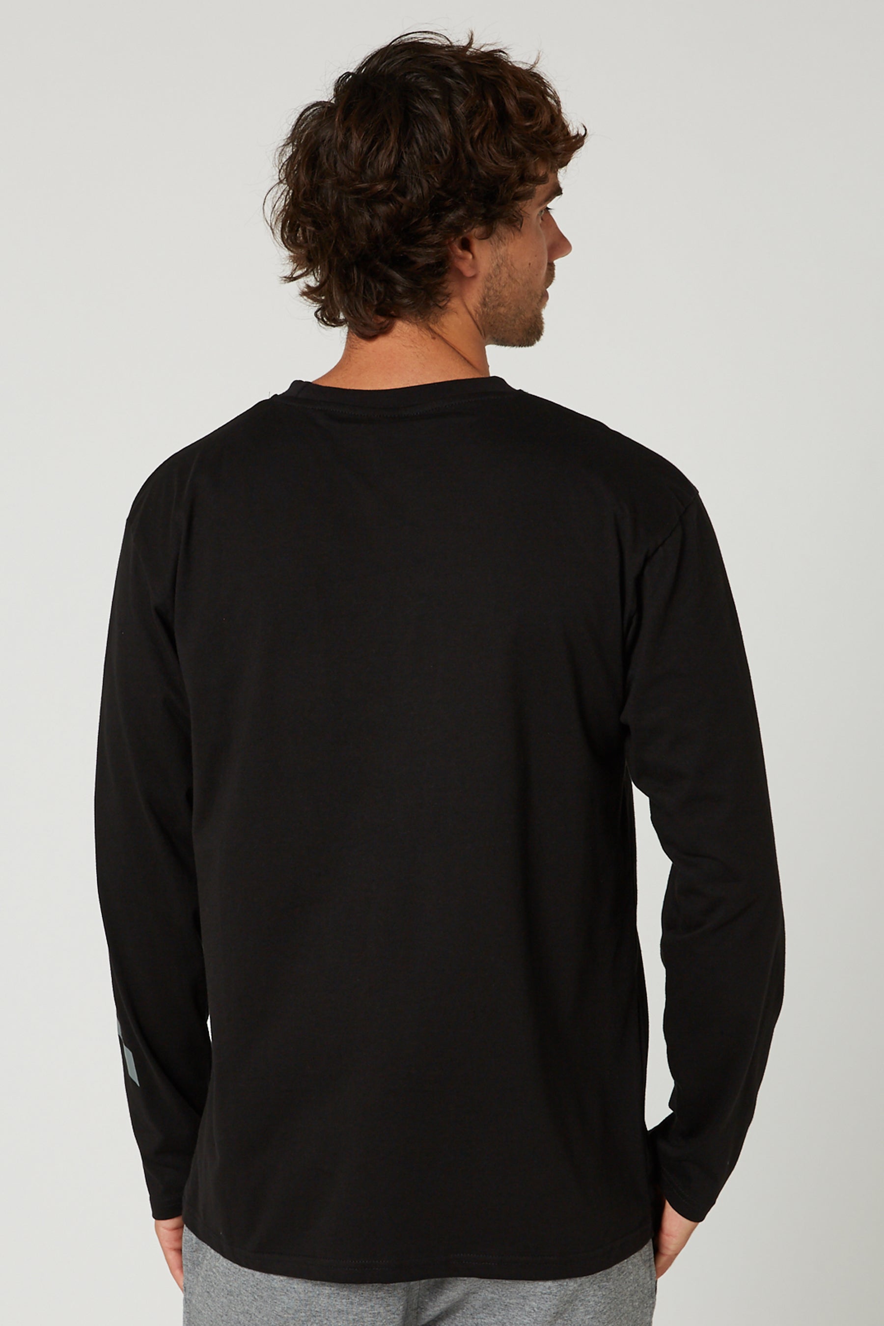 Jetpilot Techtonic L/S Mens T-Shirt - Black