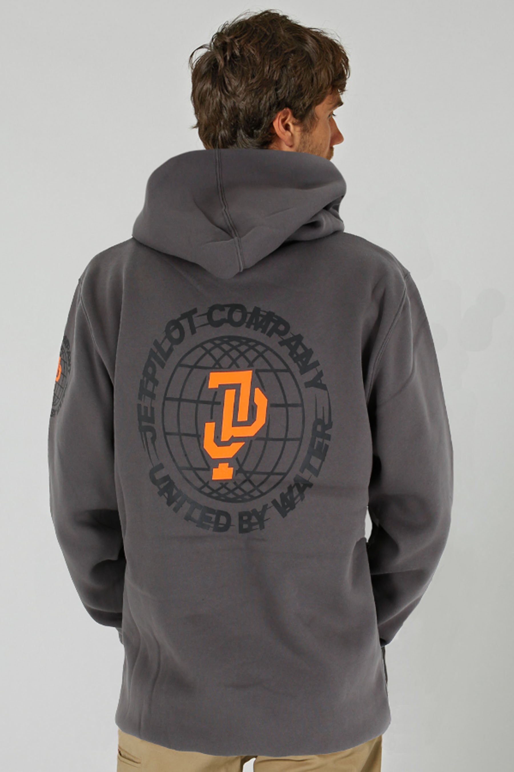 Jetpilot Simple Ladies Hoodie - Grey/Marle